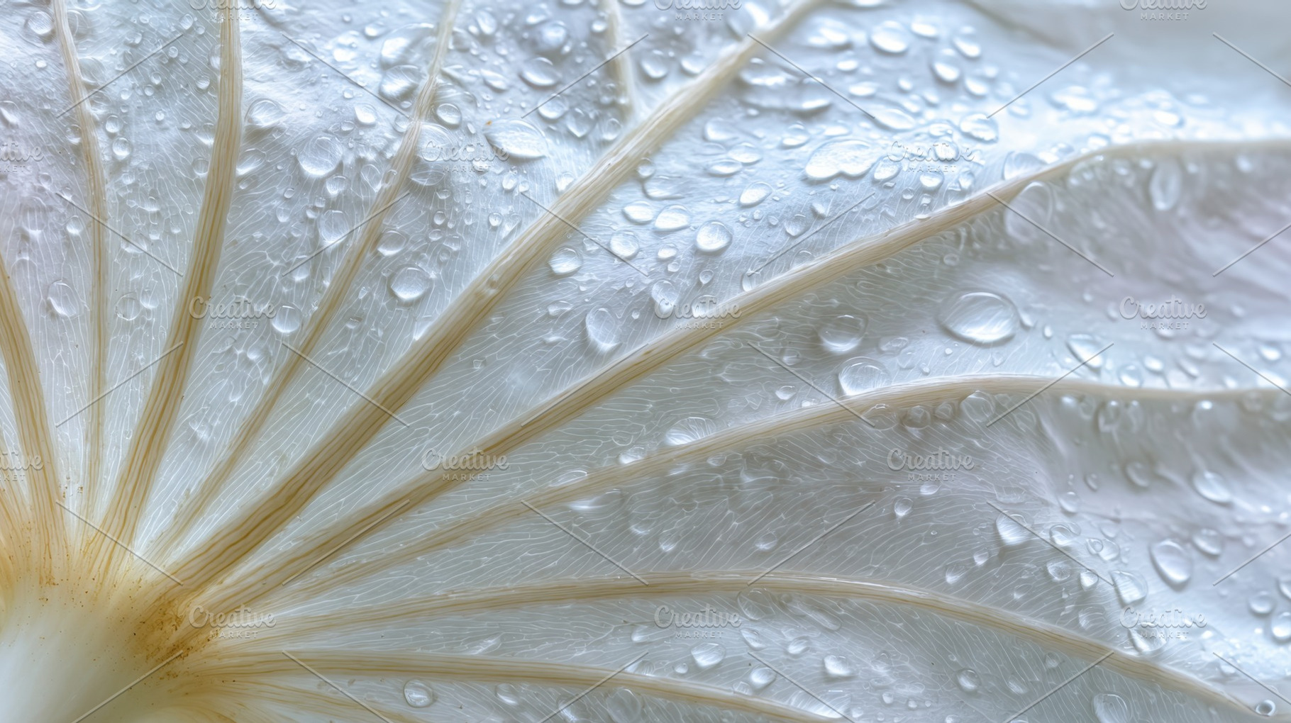 Flower petal with water drops, a Photo by Beautiful things