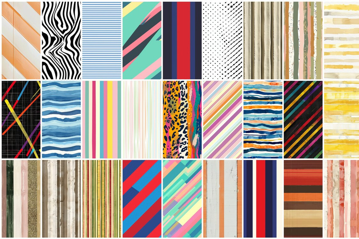 230 Striped Stripes Seamless Pattern, a Pattern Graphic by mkStudioLab (Photo 3 of 8)