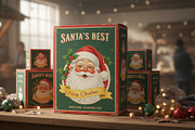 Vintage Christmas ClipArt Collection, an Illustration by SavinV (Thumbnail 4 of 7)
