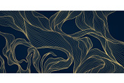 Line Art Clouds and Waves, a Pattern Graphic by Marylia (Thumbnail 5 of 28)
