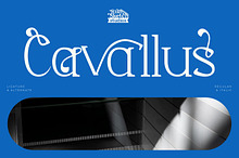 Cavallus - Serif Typeface Font