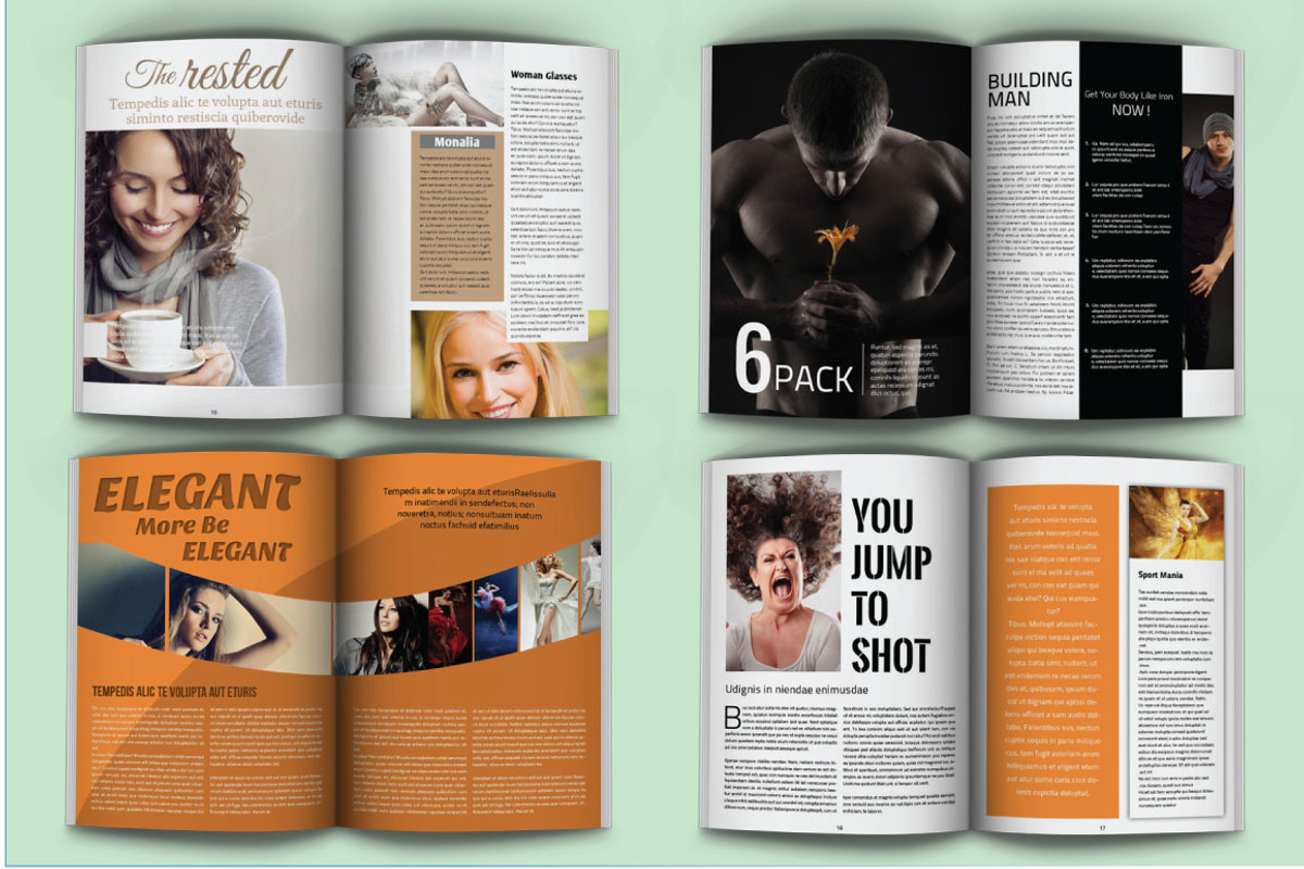 Magazine Template Modern, a Magazine Template by Orlin (Photo 4 of 5)
