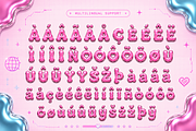 Luster Pop - Modern Y2K Techno Font, a Handwritten Font by overlaytemplates (Thumbnail 5 of 5)