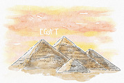 Water Color Landmark, an Object Graphic by NStudio (Thumbnail 8 of 12)