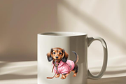 FUN PARTY DACHSHUND CLIPART PACK, an Animal Illustration by Daring Digies (Thumbnail 6 of 7)