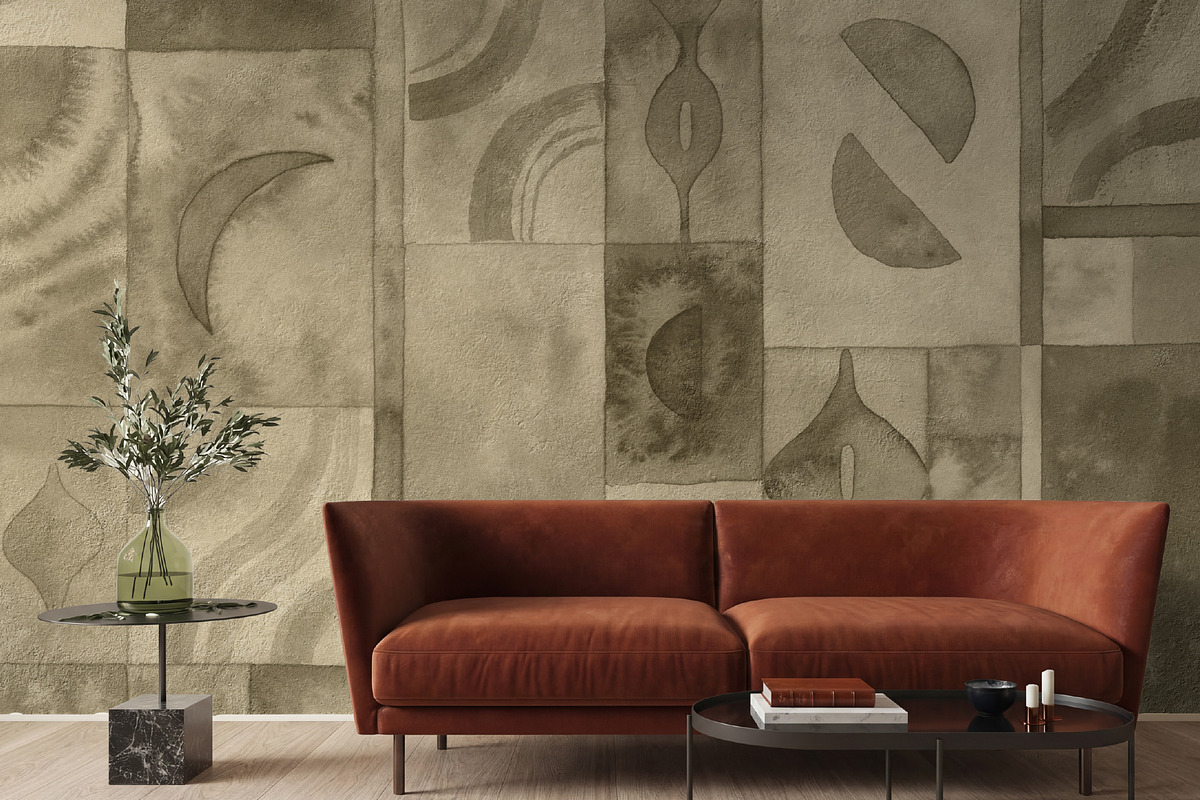 Zeria watercolor abstract wall mural, a Wallpaper Graphic by Timofi Art (Photo 9 of 19)