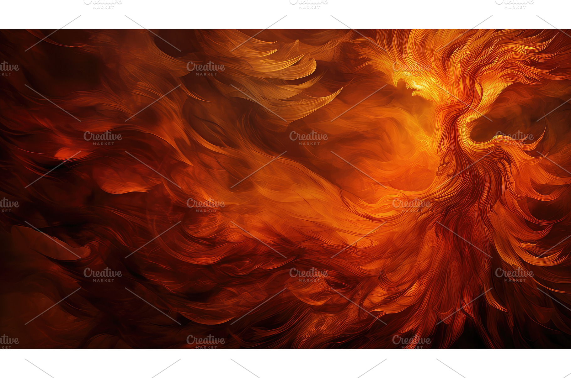 fire phoenix flames ai generated, an Animal Photo by pikepicture