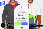 Men Hoodie 10x Mock-ups, a Hoody Mockup by Mocca Mockups Store (Thumbnail 2 of 11)