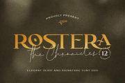 Rostera the Chronicles font duo, a Serif Font by Angin Studio (Thumbnail 1 of 15)