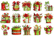 Whimsical Spring Gift Box Clipart, an Illustration by OK Design (Thumbnail 3 of 6)