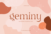 Geminy - Celestial Retro Modern Font, a Font by MOCOSANS (Thumbnail 1 of 9)