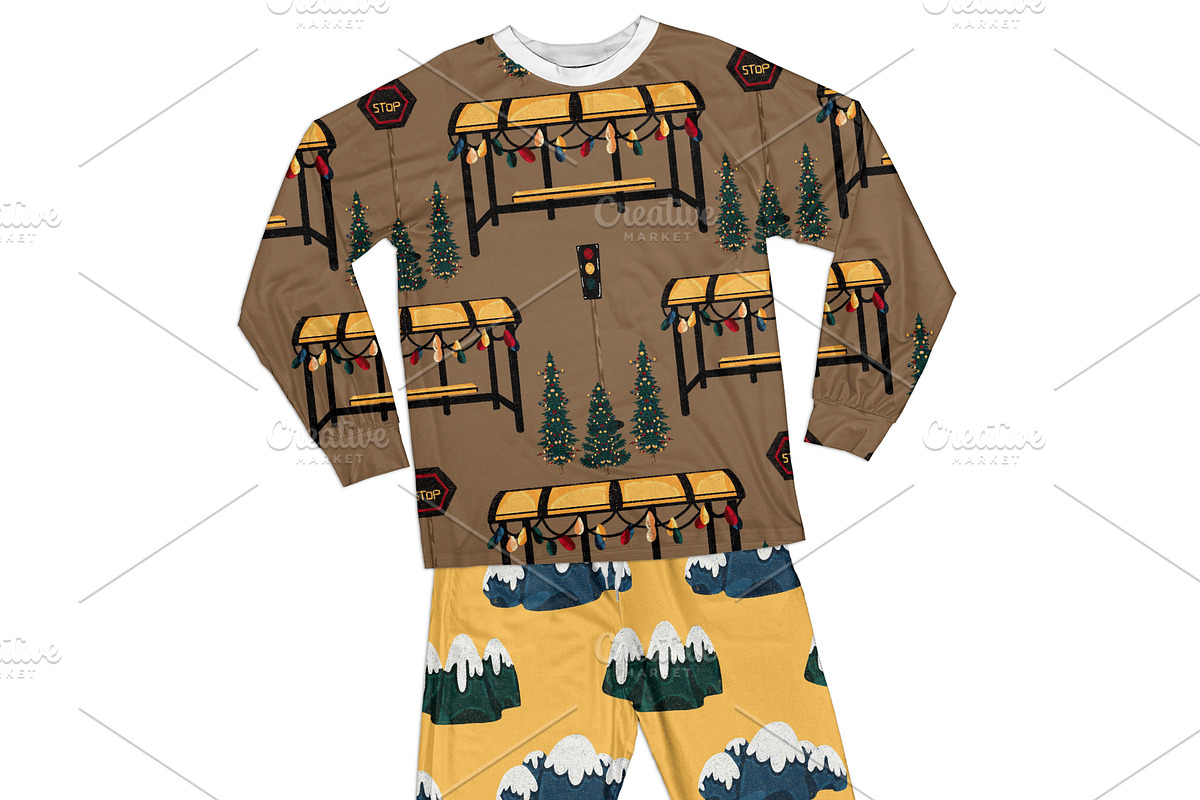 Christmas Set- “Toy Train Adventure”, a Pattern Graphic by D.O.C Gallery by Carla (Photo 4 of 12)
