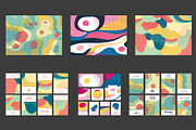 Abstract compositions and cards set, a Pattern Graphic by pixelwerk (Thumbnail 2 of 4)