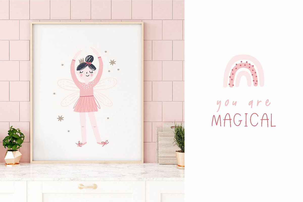 You Are Magical - Little Fairy, an Illustration by Barkova Nadya (Photo 2 of 6)