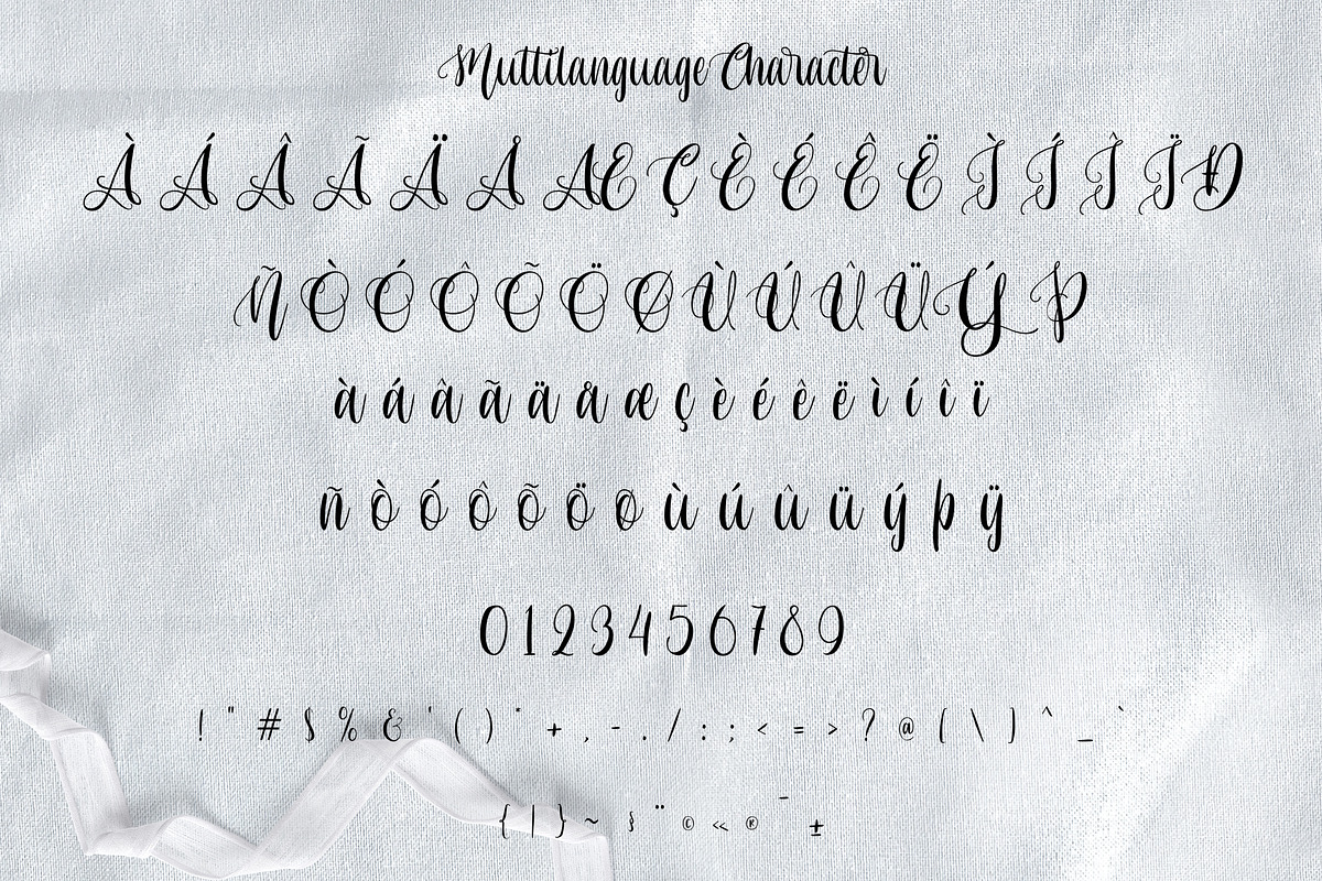 Rosemhary Font, a Script Font by Allmostudio (Photo 9 of 11)