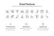 Animated Medical Icon Set, an Outline Icon by Prosymbols (Thumbnail 2 of 4)