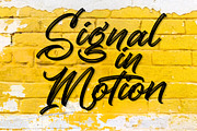 Vibe Shift - Textured Brush Script, a Script Font by Inviline.co (Thumbnail 2 of 12)