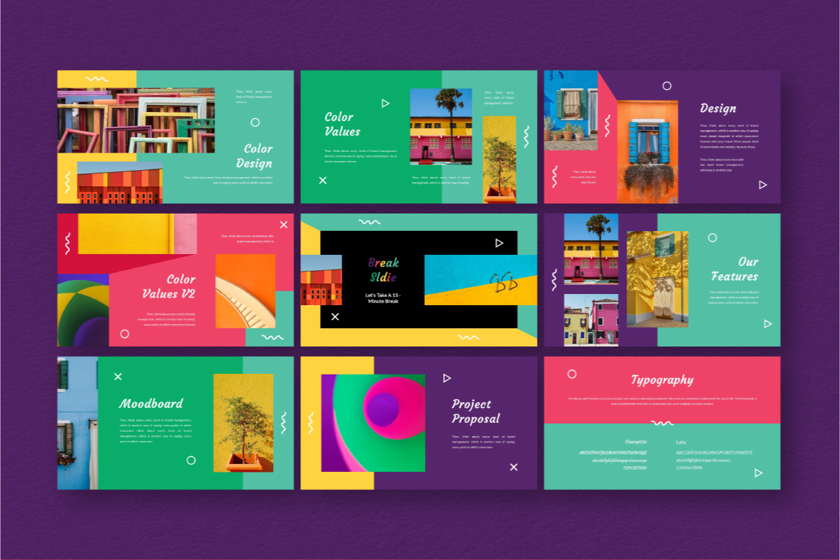 Fan-Ink Brand Google Slide Template, a Presentation Template by Inkofert (Photo 4 of 9)