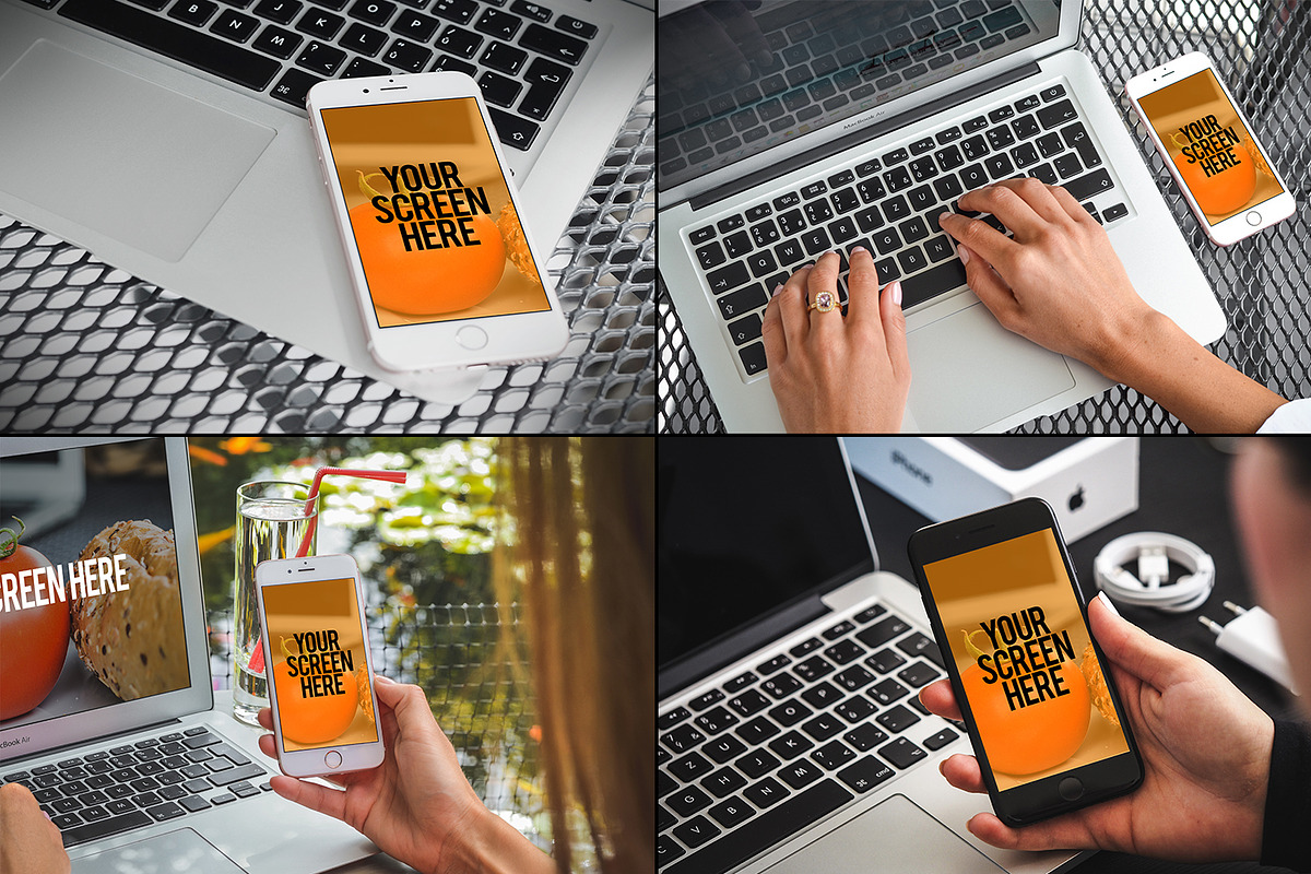 15 Mockups iPhone (pics+PSD), an iPhone Mockup by tydla (Photo 2 of 6)