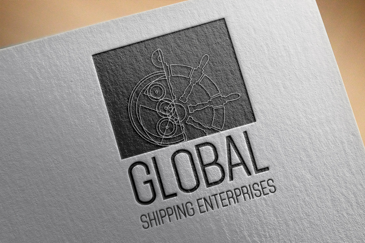 Global Shipping Logotype, a Branding & Logo Template by Elegrad Design Agency (Photo 3 of 3)
