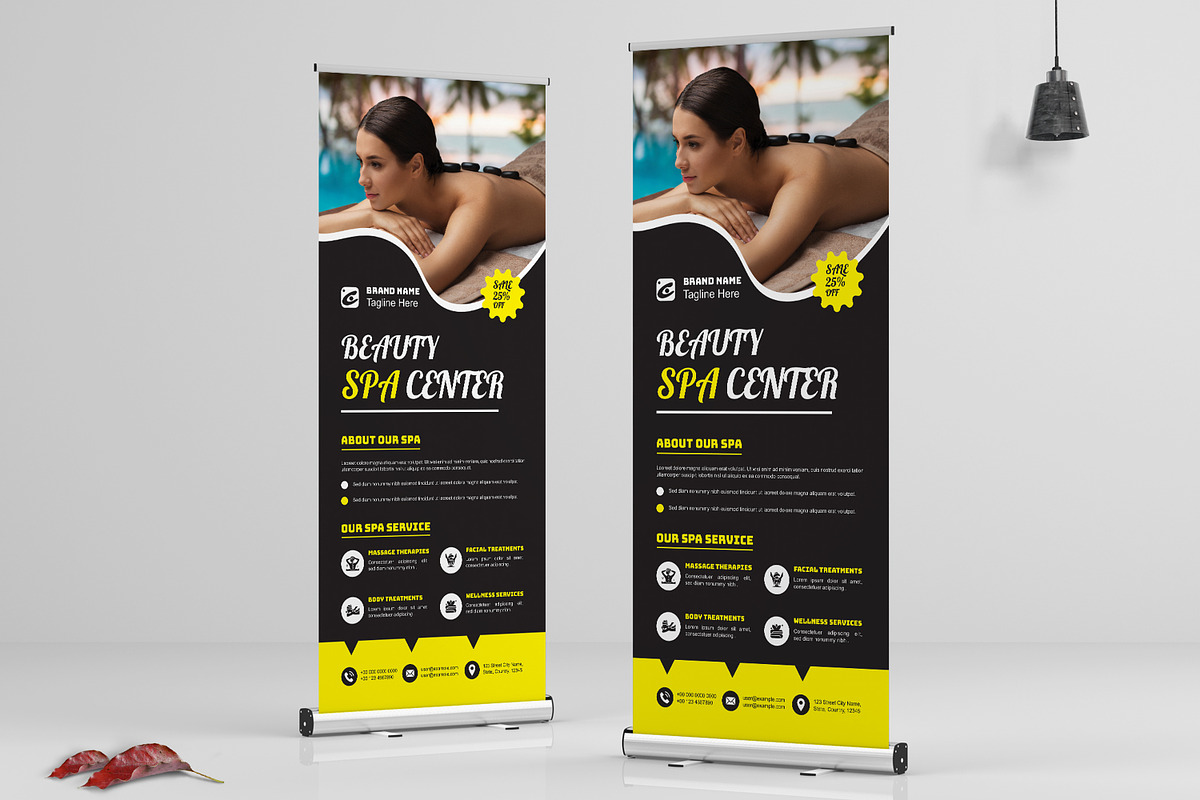 Roll Up Banner Design, a Stationery Template by MightyDesign (Photo 1 of 8)