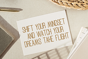 Mindset Dreaming - Playful Sans, a Sans Serif Font by Pian45 Studio (Thumbnail 4 of 6)