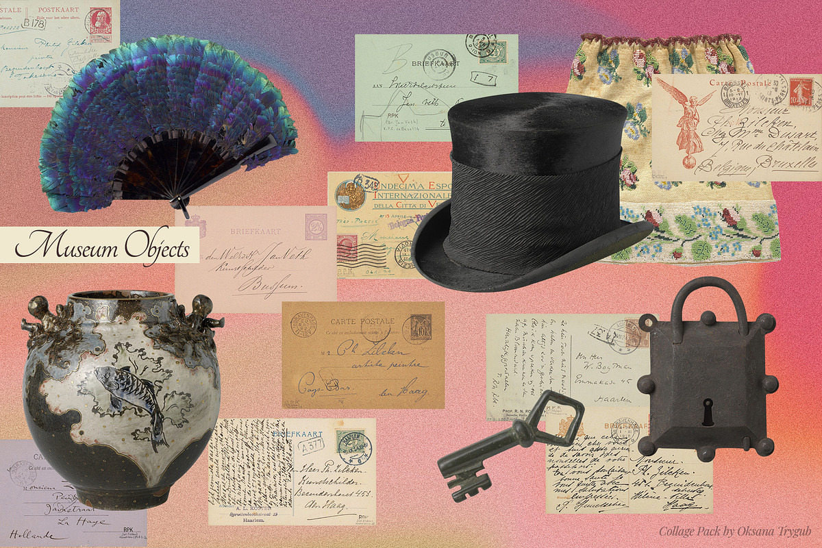 Vintage Museum Collage Elements Pack, an Object Graphic by Oksana Trygub (Photo 20 of 29)