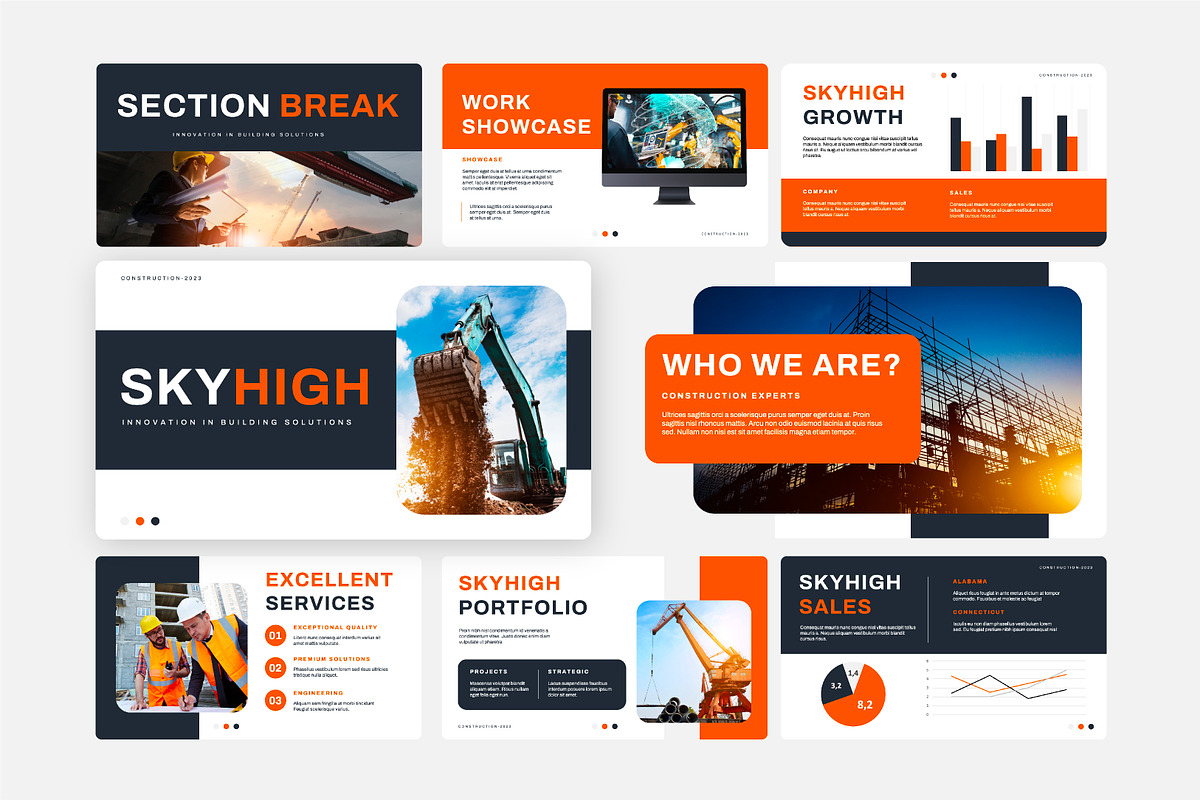 Contruction Keynote Presentation, a Presentation Template by Kren Studio (Photo 1 of 8)