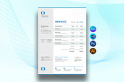 Canva Invoice, a Stationery Template by DesignDevisers (Thumbnail 1 of 7)