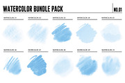 Watercolor Brush Bundle, a Brush Add-On by Quiver Supply Co. (Thumbnail 5 of 9)