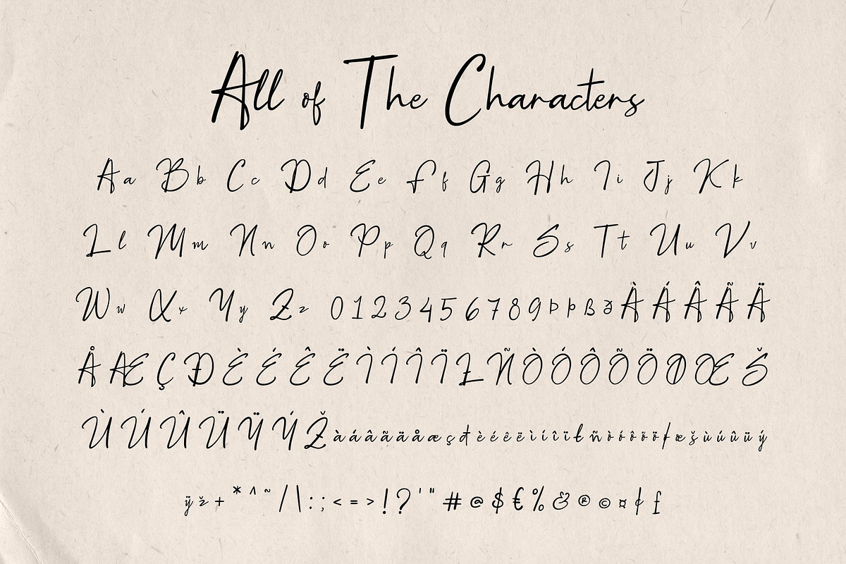 CS Selky - Signature Script Font, a Script Font by Craft Supply Co. (Photo 8 of 8)
