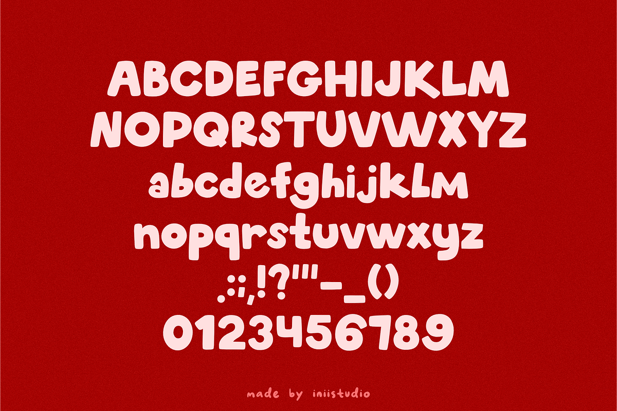 Cherry - cute handwritten font, a Handwritten Font by Iniistudio (Photo 5 of 5)