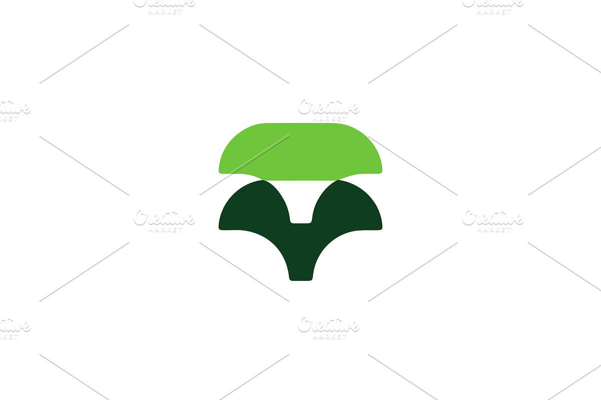 Nagative Space Tree Logo Design, a Branding & Logo Template by Templeste (Photo 1 of 2)