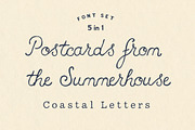 Handwritten Coastal Font Trio, a Handwritten Font by Laras Wonderland (Thumbnail 1 of 15)