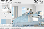 Bedding Mockups Coastal Style, a Product Mockup by mock-ups (Thumbnail 15 of 18)