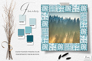 Porto Portuguese Tile Patterns, a Pattern Graphic by Zeesi Design Garden (Thumbnail 3 of 10)