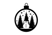 Christmas Laser Cut Ornament Bundle, a Graphic by Designer_Momina (Thumbnail 9 of 16)
