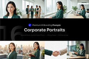 Corporate Portraits AI Prompt, a Business Photo by cidcud_graphic