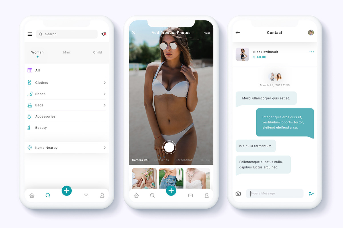 Alive - B2C & C2C eCommerce App Ui, an App Template by Betush (Photo 4 of 6)