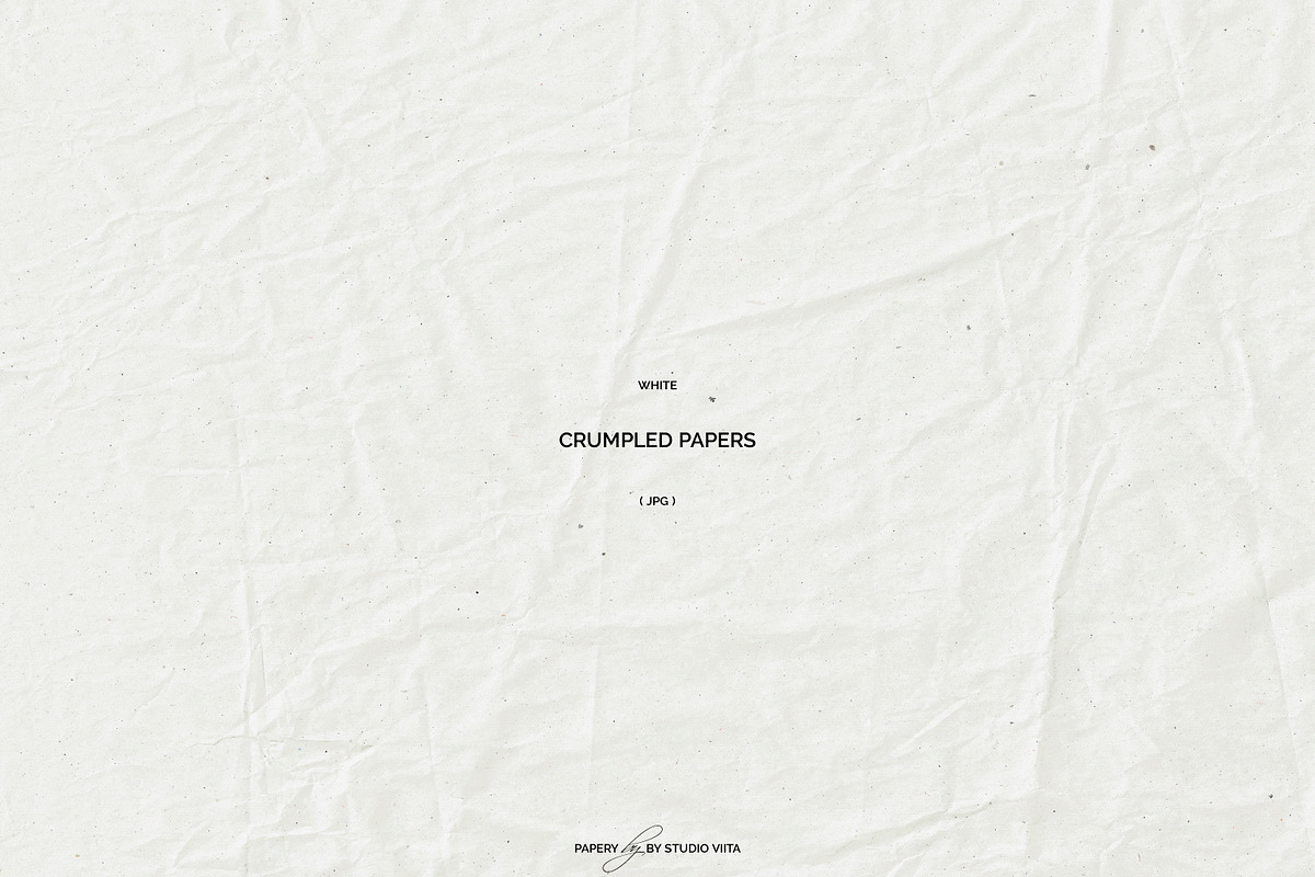 White Crumpled Paper Textures | JPG, a Texture Graphic by Studio Viita (Photo 6 of 9)