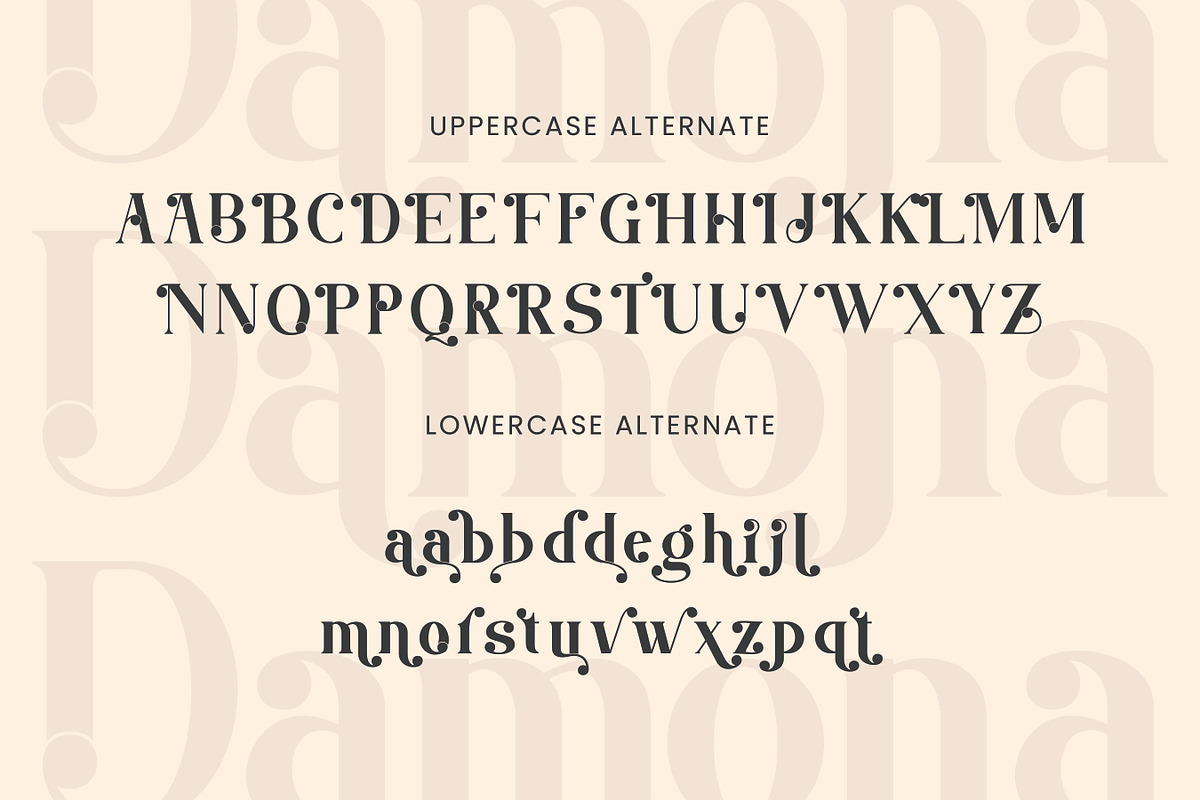 Damona, a Sans Serif Font by Flawless And Co (Photo 9 of 12)