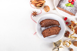 Homemade gingerbread loaf cake, a Food & Drink Photo by Rimma