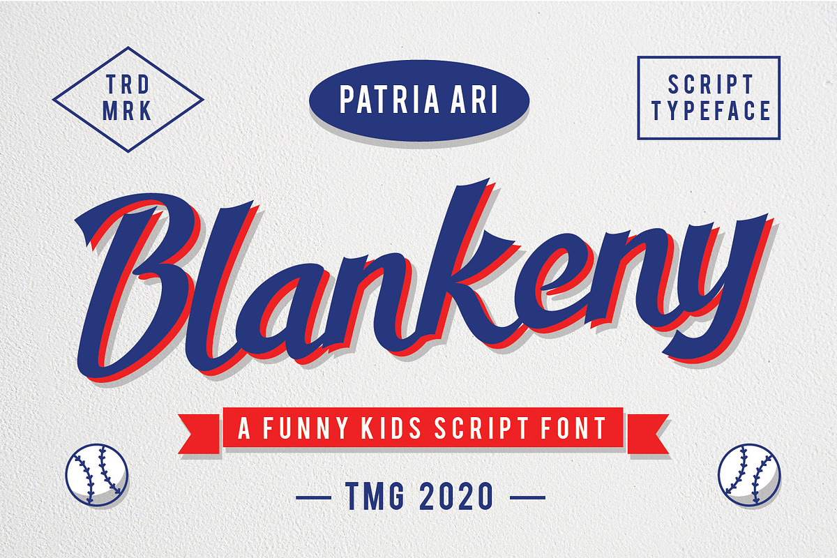 Blankeny Fun Script Typeface, a Script Font by Patria Ari (P4tcreativa) (Photo 2 of 8)