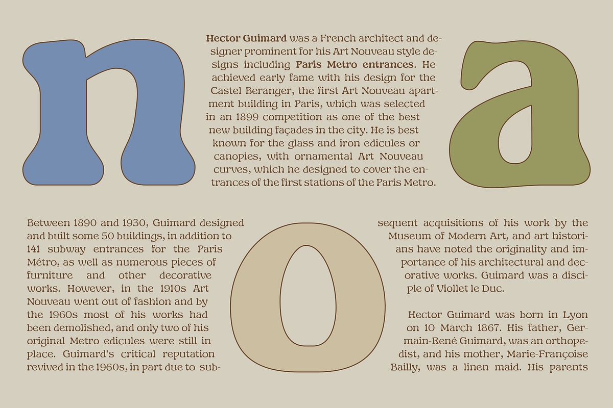 GARDINO - Art Nouveau Typeface, a Serif Font by Nasir Udin (Photo 16 of 18)