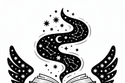 silhouette of a witch’s spellbook, an Illustration by Amazin_art (Thumbnail 11 of 20)