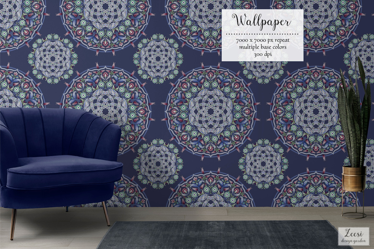Turkish Medallion Patterns & Motifs, a Pattern Graphic by Zeesi Design Garden (Photo 7 of 10)