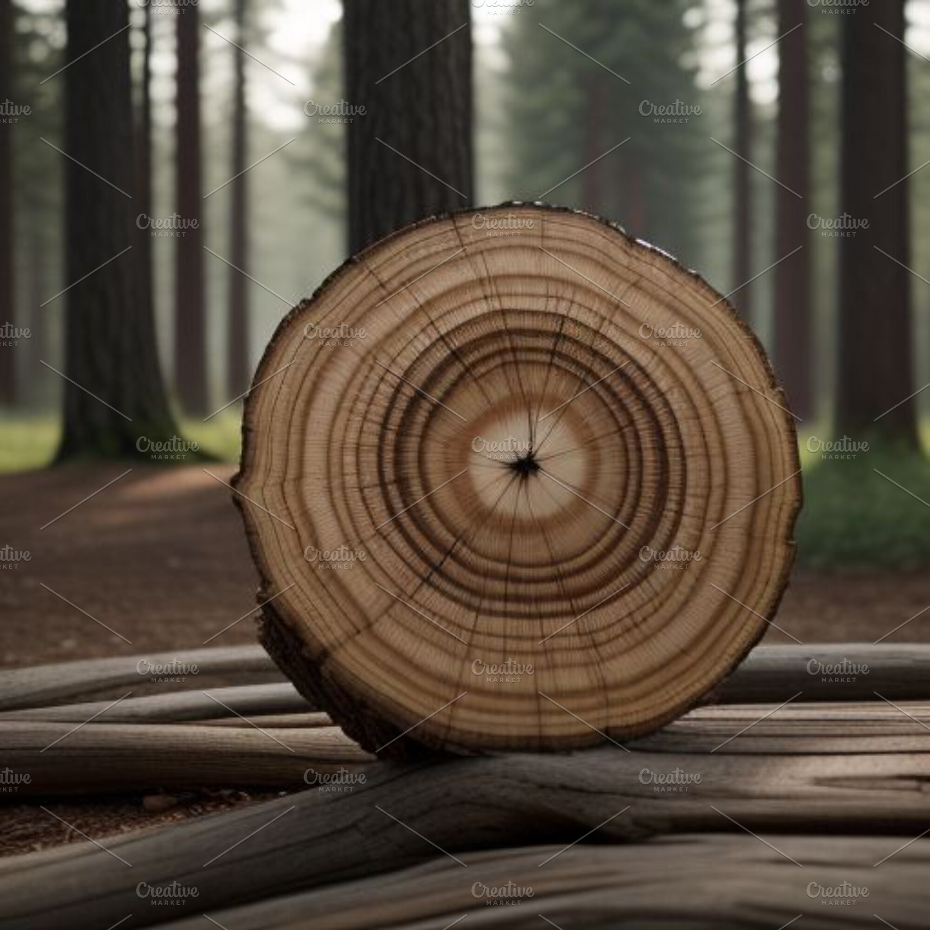 Tree rings photograph, a Nature Photo by ComfortQ