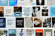 100 Church Social Media Graphics, a Social Media Template by Blue River Studio (Thumbnail 5 of 5)