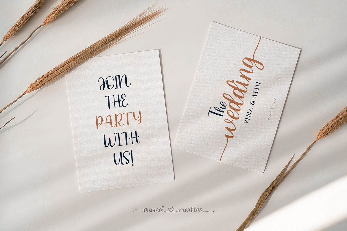 Marcel Merlina - Lovely Chic Font, a Script Font by Pixesia Studio (Photo 3 of 9)