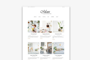 Moos Simple Elegant Blogging Theme